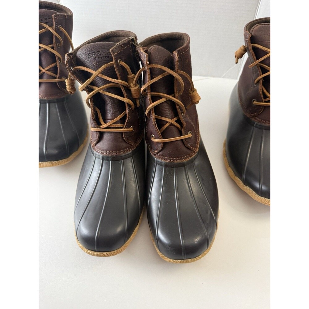 Sperry Saltwater STS91176 Duck Boots shoes Women's Size 12 Medium Brown 1 Pair
